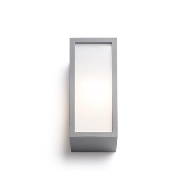 Applique murale d'extérieur DURANT gris argent 230V LED E27 15W IP54