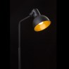 Lampadaire ROSITA noir/jaune or 230V LED E27 11W