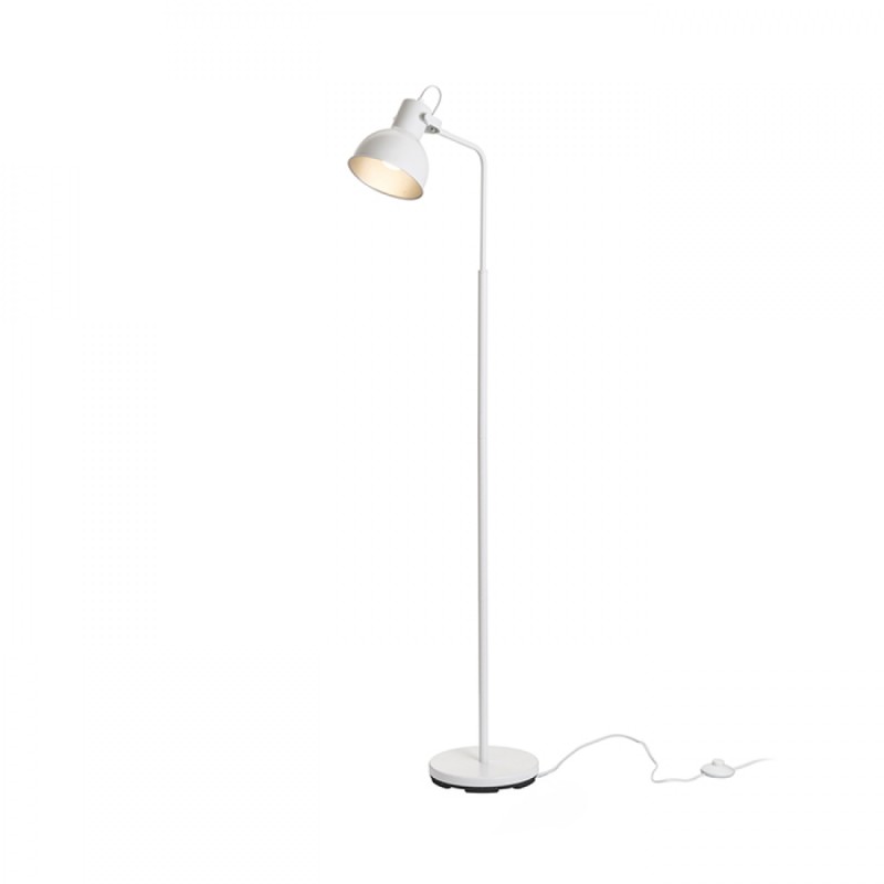 Lampadaire ROSITA blanc/gris argent 230V LED E27 11W