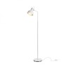 Lampadaire ROSITA blanc/gris argent 230V LED E27 11W