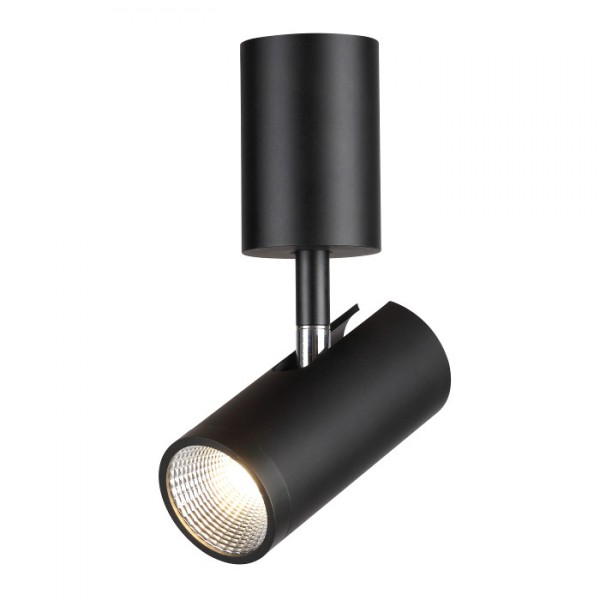 Plafonnier LED BOGARD noir mat 230V LED 5W 40° 3000K