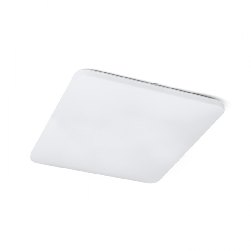 Plafonnier LED SEMPRE SQ 63 détecteur acrylique dépoli 230V LED 76W 3000K