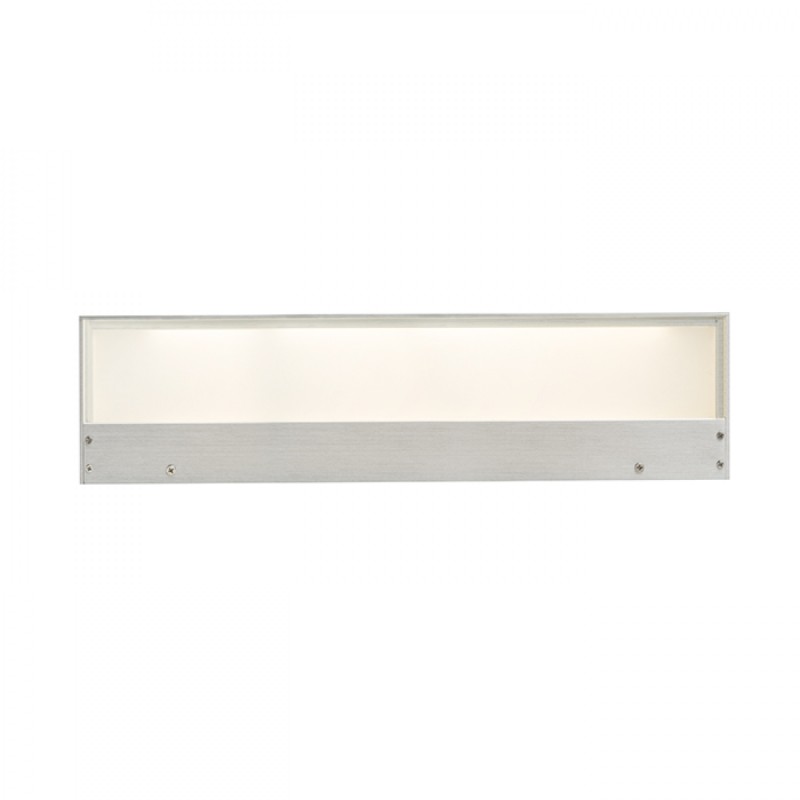 Applique LED murale PRIO LED 62 aluminium brossé 230V LED 33W 3000K