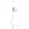 Suspension BROADWAY en mouvement blanc chrome 230V LED E27 15W