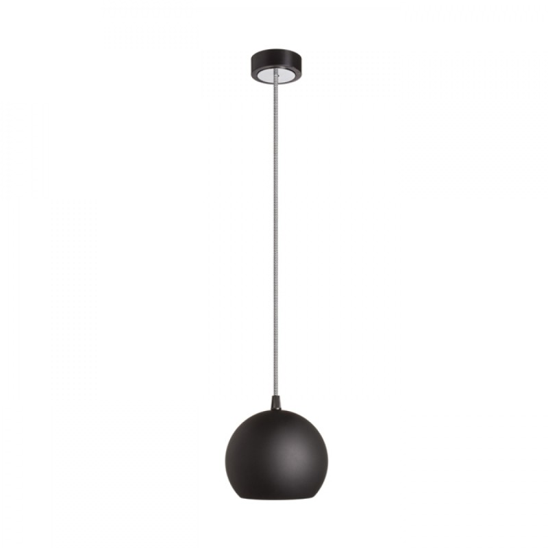 Suspension COPA noir verre 230V LED E27 11W