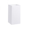 Abat-jour TEMPO 15/30 Polycoton blanc/PVC blanc max. 28W