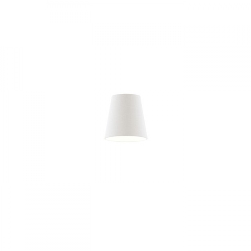 Abat-jour CONNY 15/15 Polycoton blanc/PVC blanc max. 28W