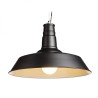 Lampe suspendue GOLDIE 46 noir/blanc 230V LED E27 30W