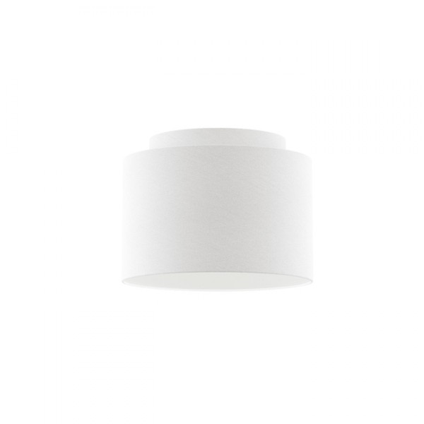 Abat-jour DOUBLE 40/30 Polycoton blanc/PVC blanc max. 23W