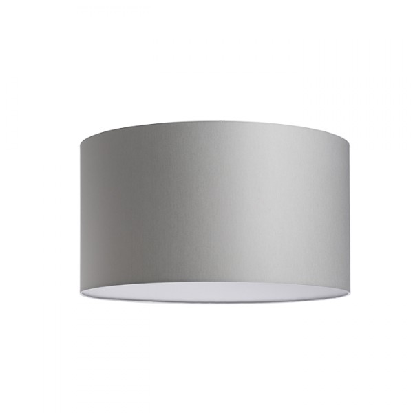 Abat-jour RON 55/30 Chintz gris clair/PVC blanc max. 23W