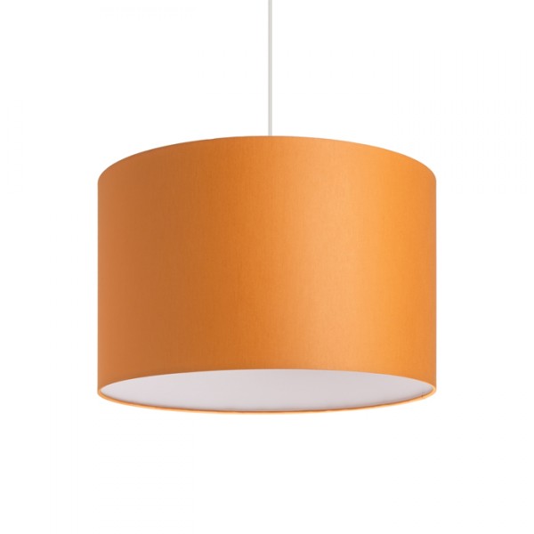 Abat-jour RON 40/25 Chintz orange/PVC blanc max. 23W