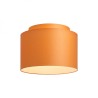 Abat-jour DOUBLE 40/30 Chintz orange/PVC blanc max. 23W