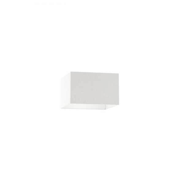 Abat-jour TEMPO 30/19 Polycoton blanc/PVC blanc max. 23W