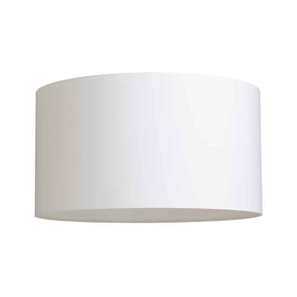 Abat-jour RON 55/30 Polycoton blanc/PVC blanc max. 23W