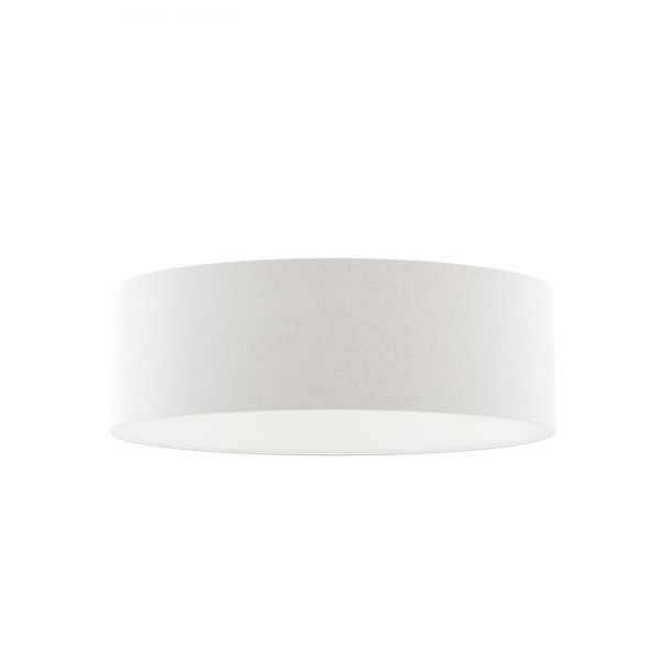 Abat-jour RON 60/19 Polycoton blanc/PVC blanc max. 23W