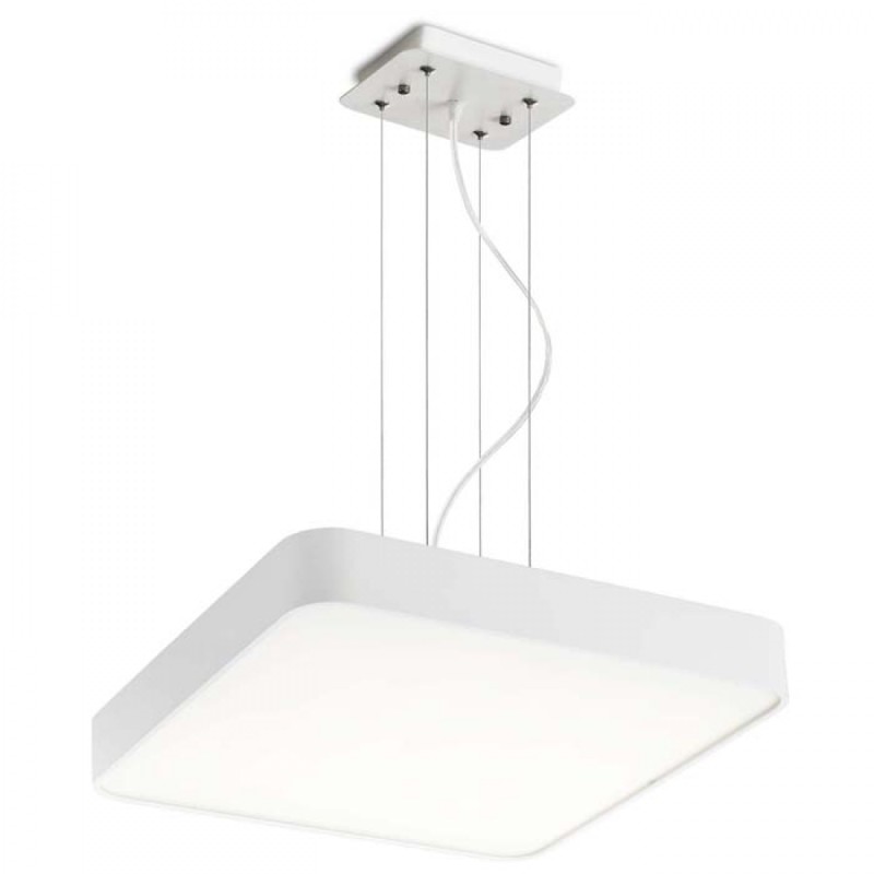 Suspension LED MENSA SQ 48 blanc 230V LED 56W 3000K