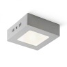 Luminaire LED SLENDER SQ 12 montage en surface nickel mat 230V LED 6W 3000K