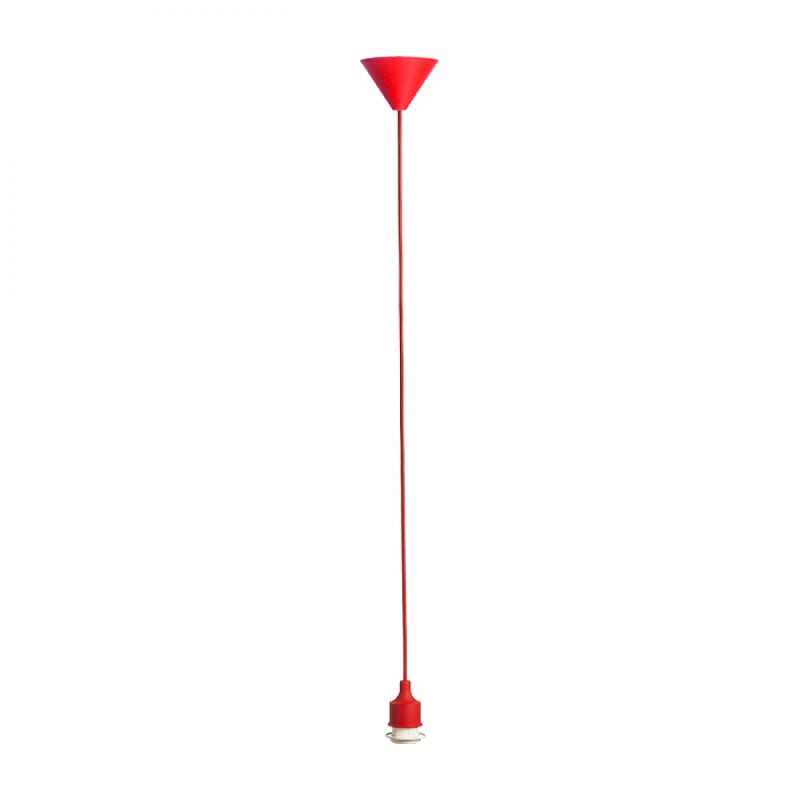 Suspension LISA rouge 230V LED E27 15W