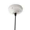 Suspension FABIO noir porcelaine 230V LED E27 15W