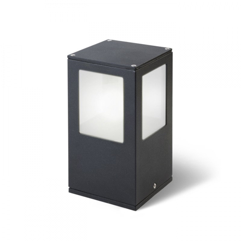 Luminaire d'extérieur PONDER 20 murale ou borne noir 230V LED E27 15W IP44