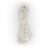 Câble triple FIT 3x0,75 4m textile blanc 230V