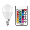 Source lumineuse LED OSRAM RGBW mini-ball mat 230V E14 LED EQ40 2700K