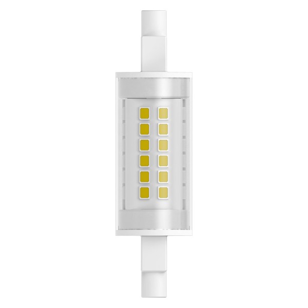 Ampoule LED OSRAM SLIM LINE 78mm clair 230V R7S LED EQ60 300° 2700K