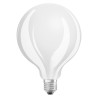 Ampoule LED OSRAM Retrofit Globe 95 DIMM verre opale coloré 230V E27 LED EQ75 2700K