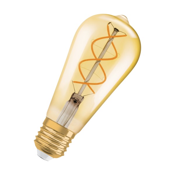 Ampoule LED OSRAM Vintage Edison SPIRAL ambre 230V E27 LED EQ28 2000K