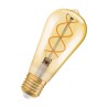 Ampoule LED OSRAM Vintage Edison SPIRAL ambre 230V E27 LED EQ28 2000K