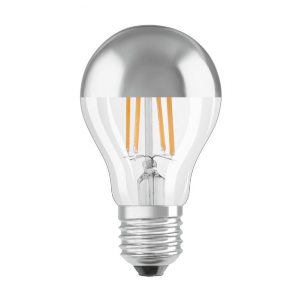 Ampoule LED OSRAM TOP Classic A chrome 230V E27 LED EQ50 2700K