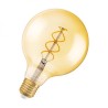 Ampoule LED OSRAM Vintage Globe 125 SPIRAL ambre 230V E27 LED EQ25 2000K