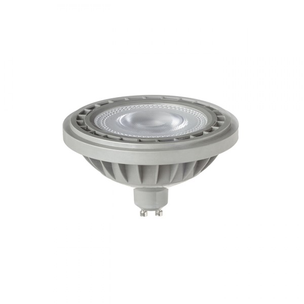 Ampoule LED LED ES111 gris 230V LED GU10 12W 45° 4000K