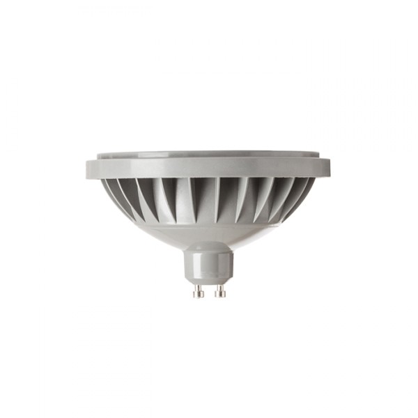 Ampoule LED LED ES111 gris 230V LED GU10 12W 45° 4000K