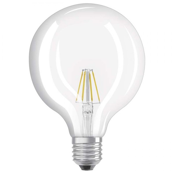 Ampoule LED OSRAM Retrofit Globe 125 clair 230V E27 LED EQ60 2700K