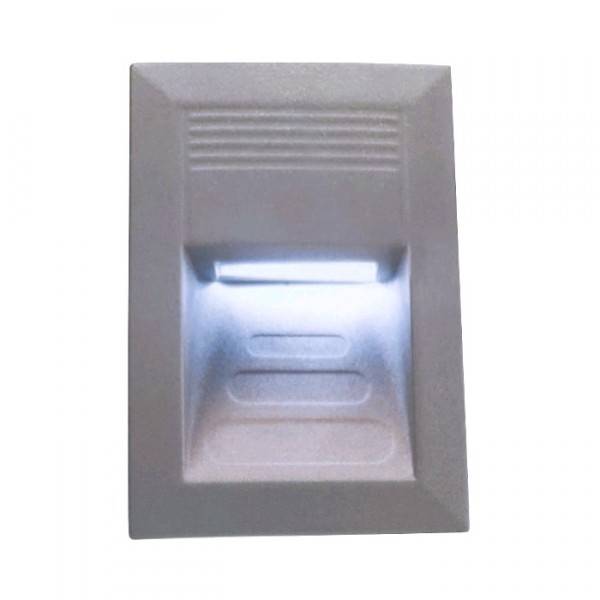 AMATO encastrable gris argent 230V LED 0.9W IP54 5500k