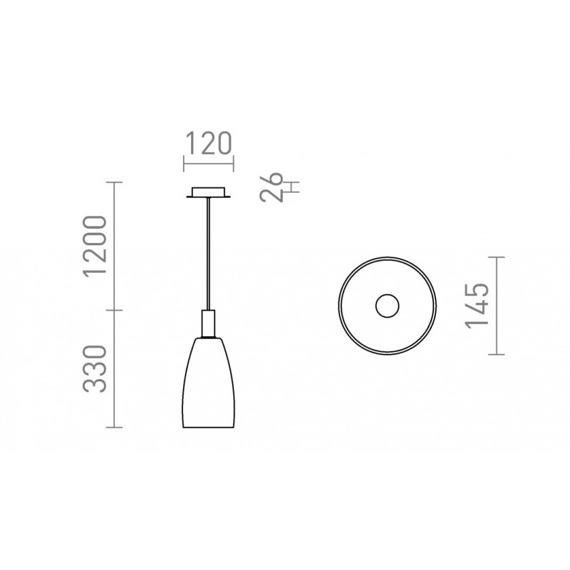 Luminaire suspendu BELLINI L E14 blanc verre clair 230V LED E14 15W