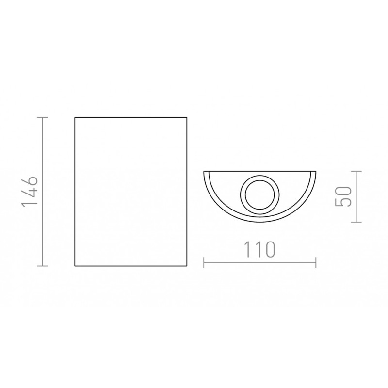 Applique LED murale DAFFY blanc 230V LED 6W 3000K