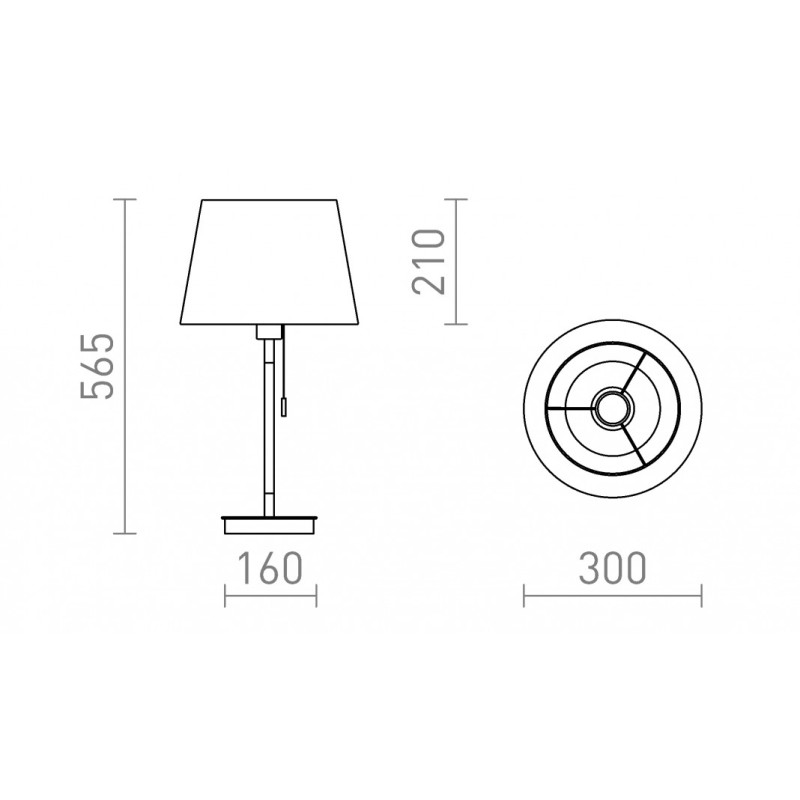 Lampe de table KEITH/AMBITUS 30 table avec USB Polycoton blanc/hêtre 230V LED E27 15W