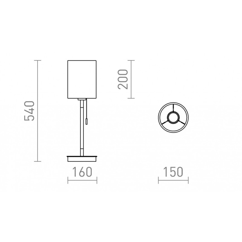 Lampe de table KEITH/RON 15/20 table avec USB Polycoton blanc/hêtre 230V LED E27 15W