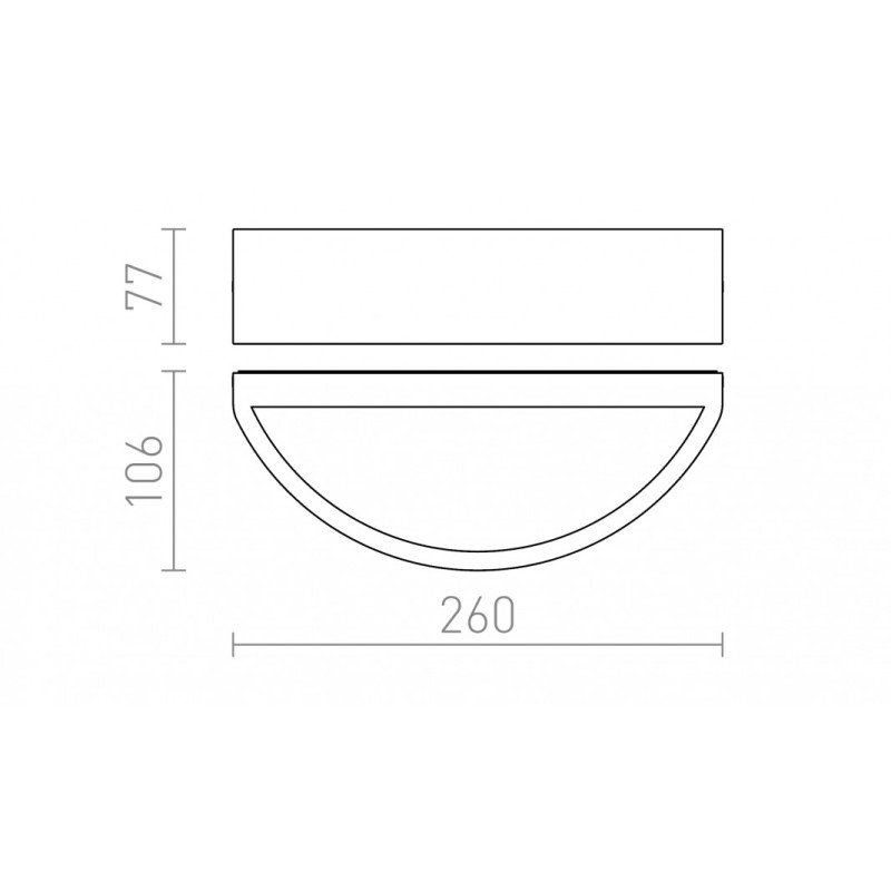 Applique murale d'extérieur LESA noir 230V LED E27 15W IP54