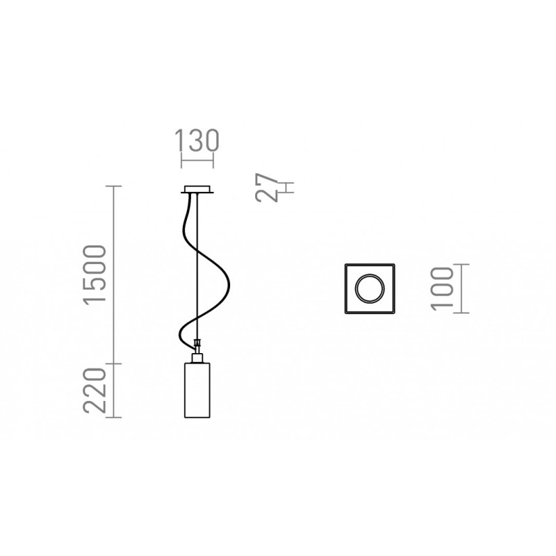 Suspension LIZ NEW verre opale coloré/chrome 230V LED E27 15W