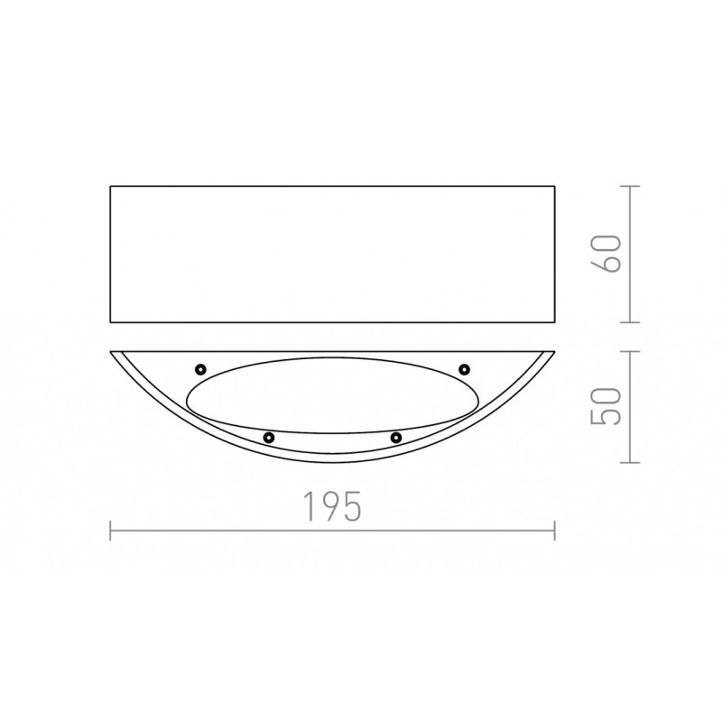 Applique LED murale NAXOS blanc 230V LED 6W 3000K