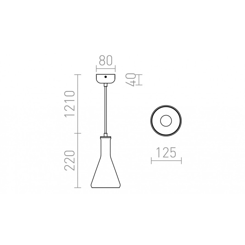 Suspension PULIRE CON verre opale coloré/bois/chrome 230V LED E14 6W