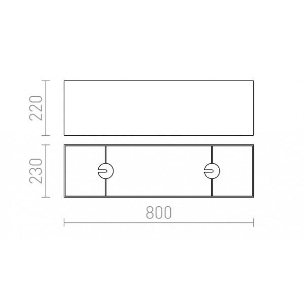 Abat-jour LOPE 80/23 Polycoton blanc/PVC blanc max. 23W