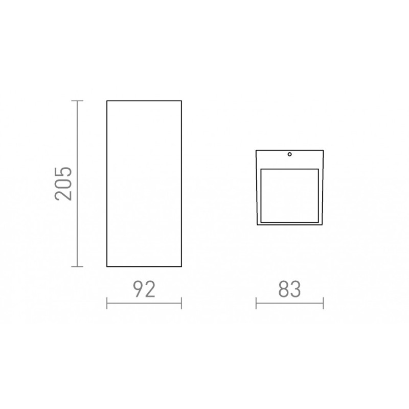 Applique d'extérieur DESMOND II murale gris anthracite 230V GU10 2x35W IP44