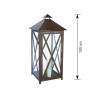 Grande lanterne de jardin XXL style photophore